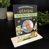 Grandad Memorial Keepsake Gift Bench Photo Personalised Gift Acrylic Plaque