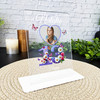 13th Birthday Gift Purple Butterflies Heart Photo Personalised Gift Plaque