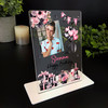 20th Birthday Gift For Her Champagne Photo Custom Personalised Gift Plaque