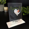 Grandson Heart Wings Photo Memorial Keepsake Gift Personalised Gift Plaque