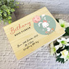 Cute Bunny With Balloons Birth Details New Baby Personalised Wooden Keepsake Box