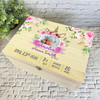 Details Unicorn Pink Photo New Baby Girl Personalised Wooden Memory Keepsake Box