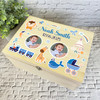 Kids Toys Stars Photo Blue New Baby Boy Personalised Wooden Memory Keepsake Box