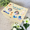 Kids Toys Stars Photo Blue New Baby Boy Personalised Wooden Memory Keepsake Box