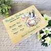 Floral Butterfly Stork New Baby Personalised Storage Wooden Memory Keepsake Box