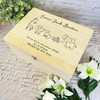 Outline Safari Animals Birth Details New Baby Personalised Wooden Keepsake Box