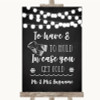 Chalk Style Black & White Lights Wedding Blanket Scarf Personalised Wedding Sign