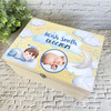 Baby Boy Sleeping Photo Blue Clouds New Baby Personalised Wooden Keepsake Box