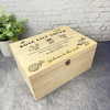 Forest Animals Welcome To The World New Baby Personalised Wooden Keepsake Box