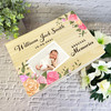 Roses Photo New Baby Memories Personalised Wooden Memory Keepsake Box