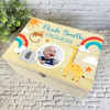 New Baby Boy Animals Memory Photo Personalised Storage Wooden Keepsake Box