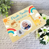 New Baby Boy Animals Memory Photo Personalised Storage Wooden Keepsake Box