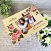 Memories Of Grandma Pink Floral Photos Memorial Personalised Wooden Keepsake Box