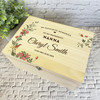 Wonderful Nanna Memories Vintage Roses Memorial Personalised Wooden Keepsake Box