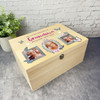 Butterfly Photo Loving Memory Grandma Personalised Wooden Memorial Keepsake Box