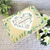 Cherished Memories Watercolour Leaves Memorial Personalised Wooden Keepsake Box