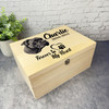 Cane Corso Dog Print Heart Pet Memorial Personalised Wooden Memory Keepsake Box