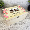 Any Pet Watercolour Photo Frame Pet Memorial Personalised Wooden Keepsake Box