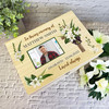 In Loving Memory Photo Cross Lilies Memorial Personalised Wooden Keepsake Box