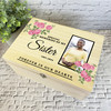 Memories Of Sister Rose Photo Frame Memorial Personalised Wooden Keepsake Box