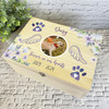 Pet Loss Dog Cat Memorial Photo Angel Wings Personalised Wooden Keepsake Box