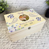 Pet Loss Dog Cat Memorial Photo Angel Wings Personalised Wooden Keepsake Box