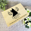 Cat Wings Forever In My Heart Pet Memorial Personalised Wooden Keepsake Box