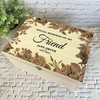 Memories Of My Friend Brown Frame Memorial Personalised Wooden Keepsake Box