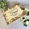 Memories Of My Friend Brown Frame Memorial Personalised Wooden Keepsake Box