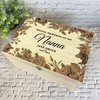 Memories Of My Nanna Brown Frame Memorial Personalised Wooden Keepsake Box