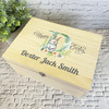 Bunny Name Initial Letter D Easter Hamper Gift Personalised Wooden Keepsake Box