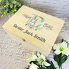 Bunny Name Initial Letter D Easter Hamper Gift Personalised Wooden Keepsake Box