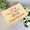 Bunny Name Initial Letter F Easter Hamper Gift Personalised Wooden Keepsake Box