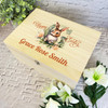 Bunny Name Initial Letter G Easter Hamper Gift Personalised Wooden Keepsake Box