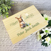 Bunny Name Initial Letter P Easter Hamper Gift Personalised Wooden Keepsake Box