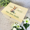 Bunny Name Initial Letter P Easter Hamper Gift Personalised Wooden Keepsake Box