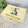 Bunny Name Initial Letter S Easter Hamper Gift Personalised Wooden Keepsake Box