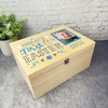 Photo Baby Boy's 1st First Easter Personalised Wooden Hamper Treat Keepsake Box