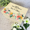 Spring Watercolour Floral Easter Hamper Gift Personalised Wooden Keepsake Box