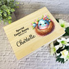 Watercolour Easter Egg Easter Hamper Gift Personalised Wooden Keepsake Box