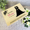 Lesbian Wedding Silhouette Memories Wedding Day Personalised Wooden Keepsake Box