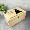 Lesbian Wedding Silhouette Memories Wedding Day Personalised Wooden Keepsake Box