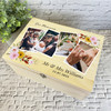 Watercolour Floral Photos Wedding Day Memories Personalised Wooden Keepsake Box