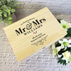 Mr & Mrs Keepsake Box Our Wedding Day Personalised Wooden Memory Keepsake Box