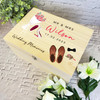 Wedding Shoes Memories Wedding Day Personalised Wooden Memory Keepsake Box