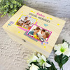 Special Memories Girl's Photo Scrapbook Personalised Wooden Memory Keepsake Box