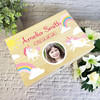 Girl Unicorn Rainbow Keepsake Memories Photo Personalised Wooden Keepsake Box