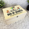 Animals Pirates Kids Box Of Secrets Personalised Wooden Memory Keepsake Box