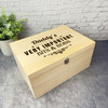 Daddy's Very Important Bits & Bobs Personalised Wooden Memory Keepsake Box