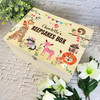 Woodland Animals Kids Personalised Wooden Keepsake Storage Box